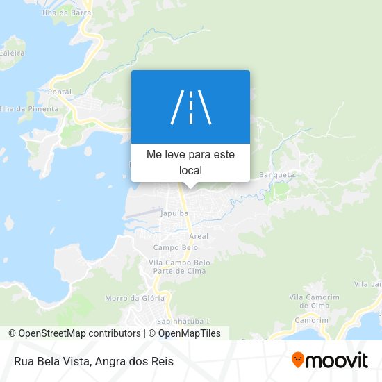 Rua Bela Vista mapa
