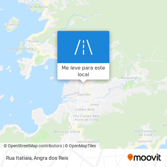 Rua Itatiaia mapa