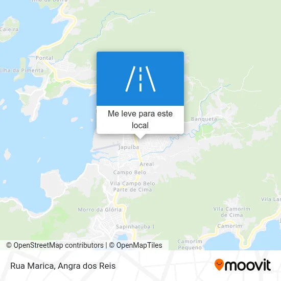 Rua Marica mapa