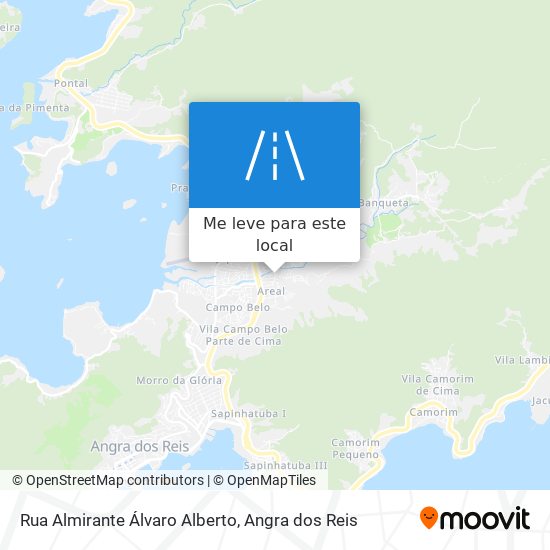 Rua Almirante Álvaro Alberto mapa