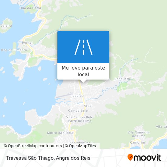 Travessa São Thiago mapa