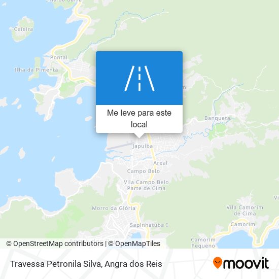 Travessa Petronila Silva mapa