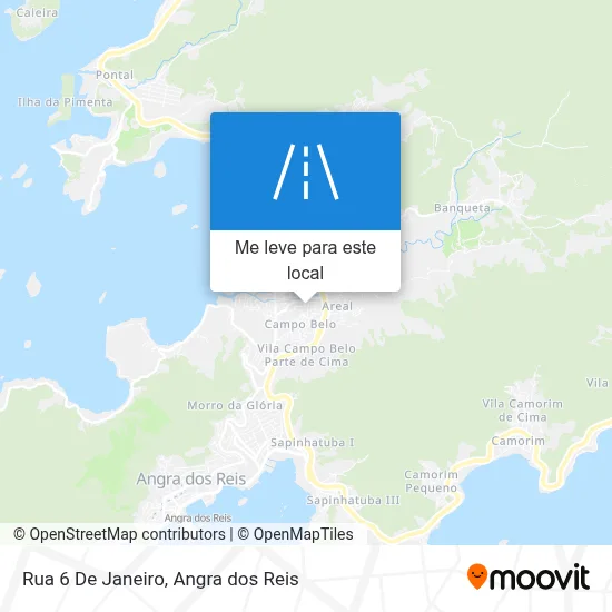 Rua 6 De Janeiro mapa