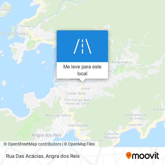 Rua Das Acácias mapa