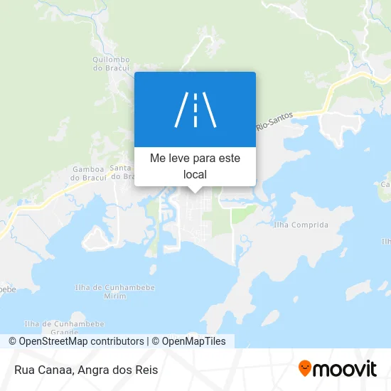 Rua Canaa mapa