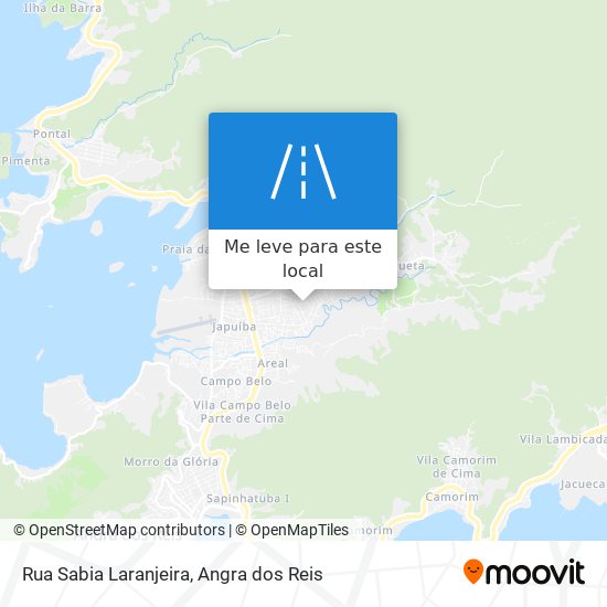 Rua Sabia Laranjeira mapa