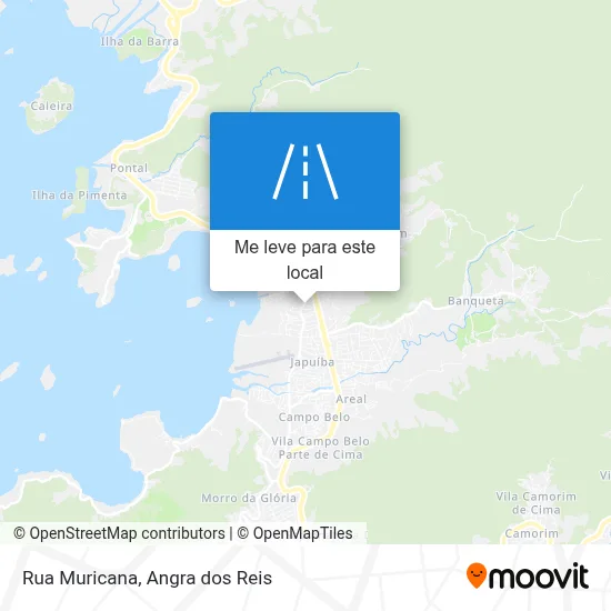 Rua Muricana mapa