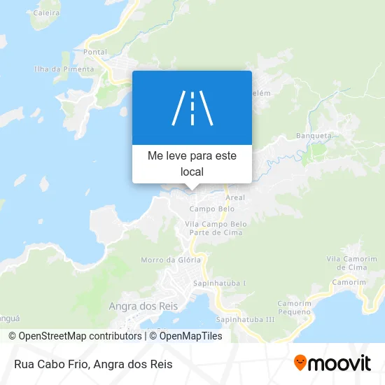 Rua Cabo Frio mapa