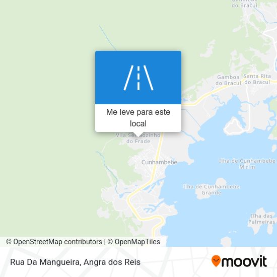 Rua Da Mangueira mapa