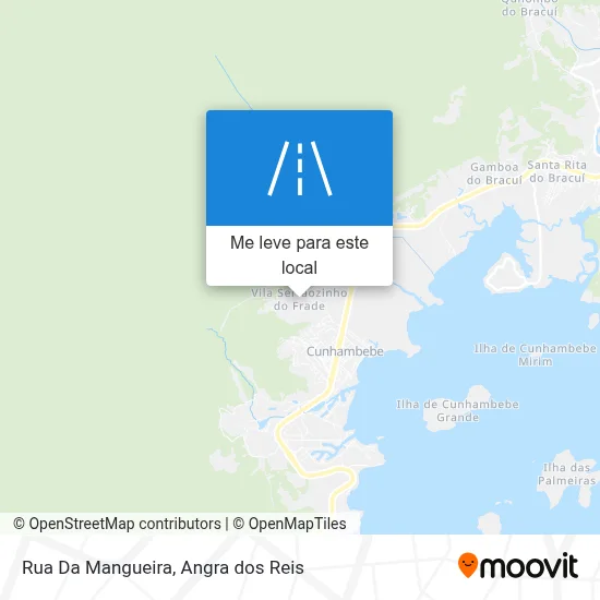 Rua Da Mangueira mapa