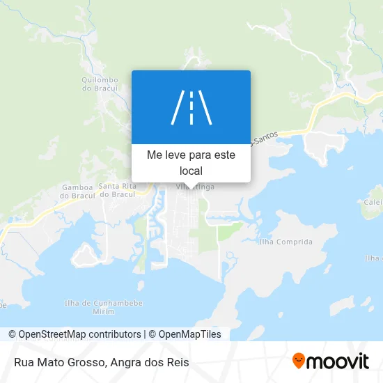 Rua Mato Grosso mapa