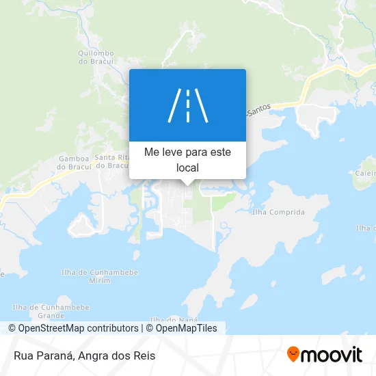 Rua Paraná mapa
