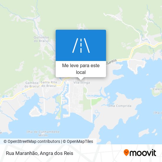 Rua Maranhão mapa