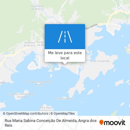 Rua Maria Sabina Conceição De Almeida mapa