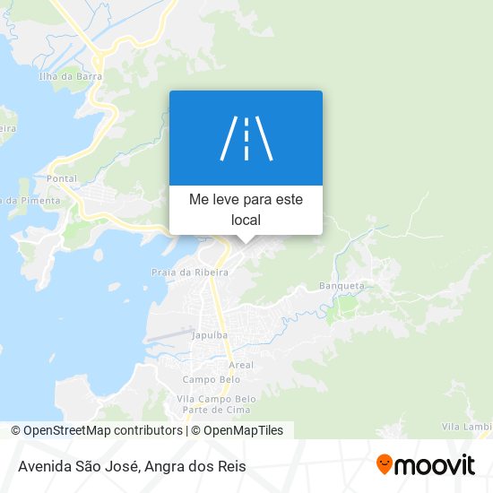 Avenida São José mapa