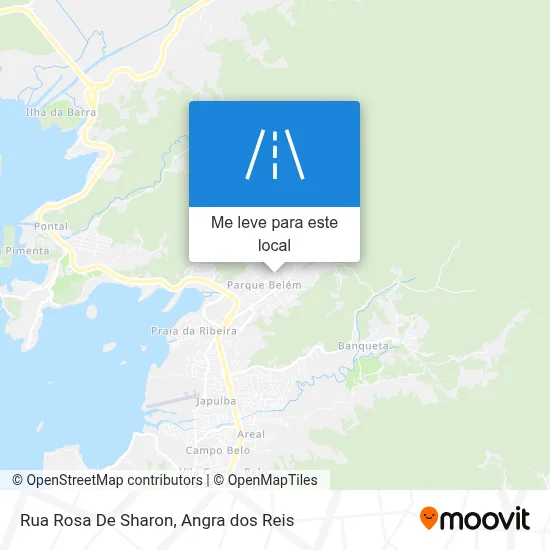 Rua Rosa De Sharon mapa