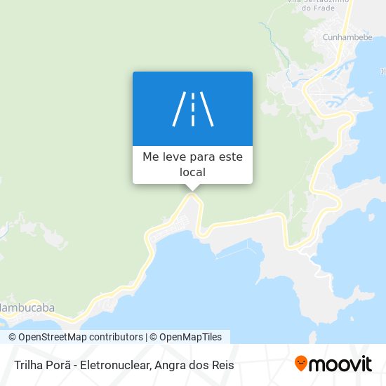 Trilha Porã - Eletronuclear mapa