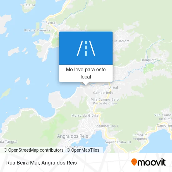 Rua Beira Mar mapa