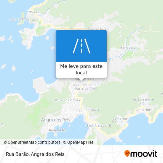 Rua Barão mapa