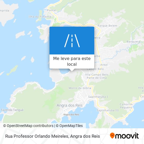 Rua Professor Orlando Meireles mapa