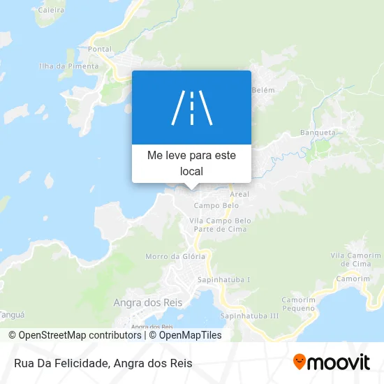 Rua Da Felicidade mapa