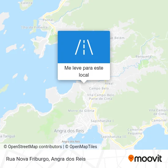 Rua Nova Friburgo mapa