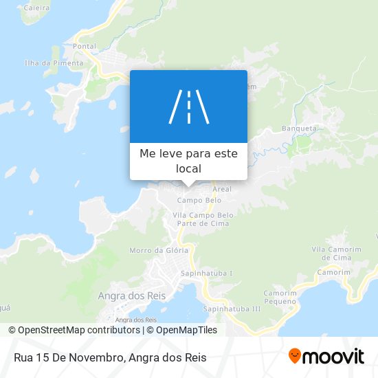 Rua 15 De Novembro mapa