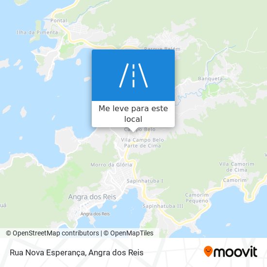 Rua Nova Esperança mapa