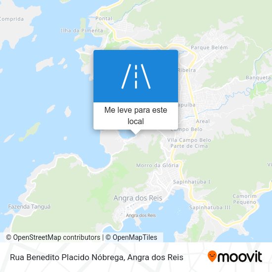 Rua Benedito Placido Nóbrega mapa