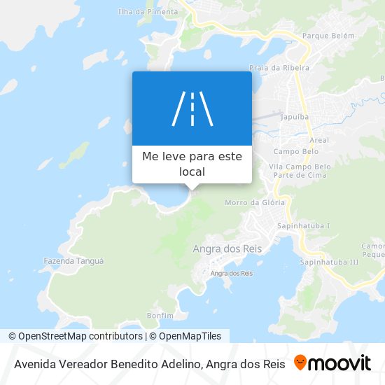 Avenida Vereador Benedito Adelino mapa