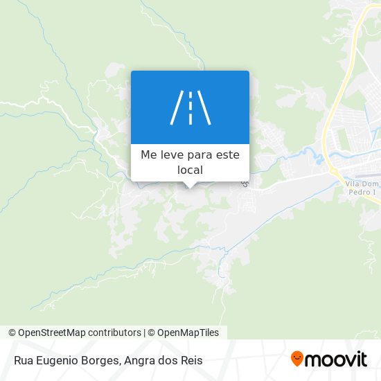 Rua Eugenio Borges mapa