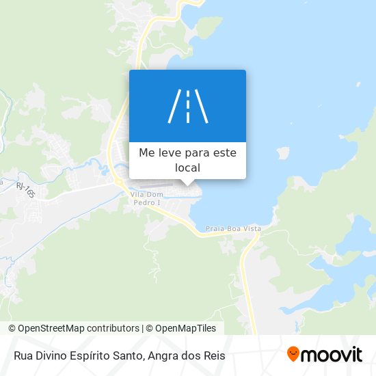 Rua Divino Espírito Santo mapa