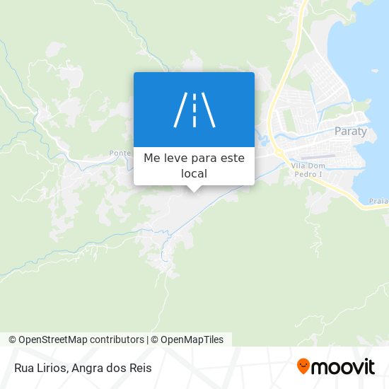 Rua Lirios mapa