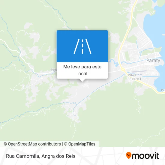 Rua Camomila mapa