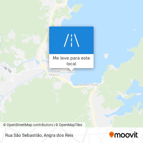 Rua São Sebastião mapa