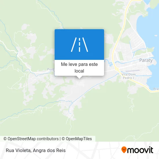 Rua Violeta mapa