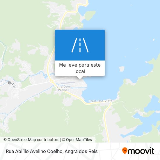 Rua Abiílio Avelino Coelho mapa