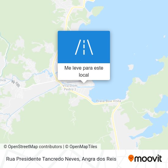 Rua Presidente Tancredo Neves mapa