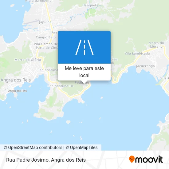 Rua Padre Josimo mapa