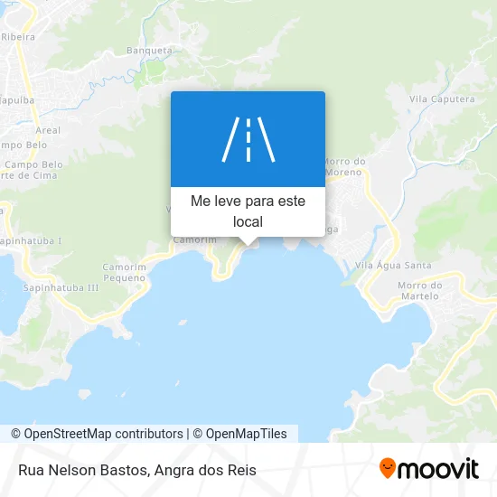 Rua Nelson Bastos mapa