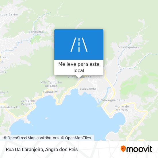 Rua Da Laranjeira mapa