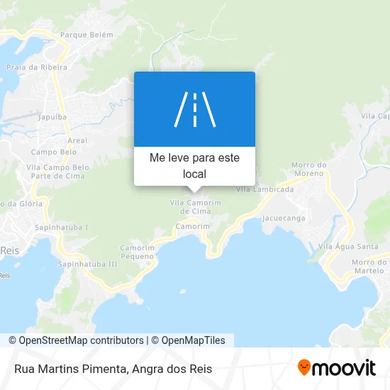 Rua Martins Pimenta mapa