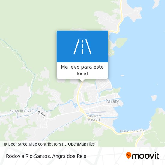 Rodovia Rio-Santos mapa