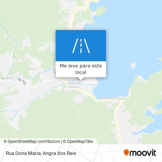 Rua Dona Maria mapa