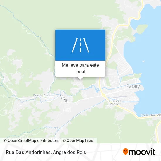 Rua Das Andorinhas mapa