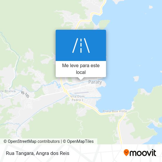 Rua Tangara mapa