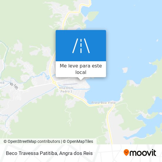 Beco Travessa Patitiba mapa