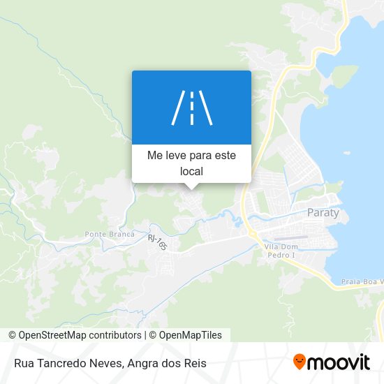 Rua Tancredo Neves mapa