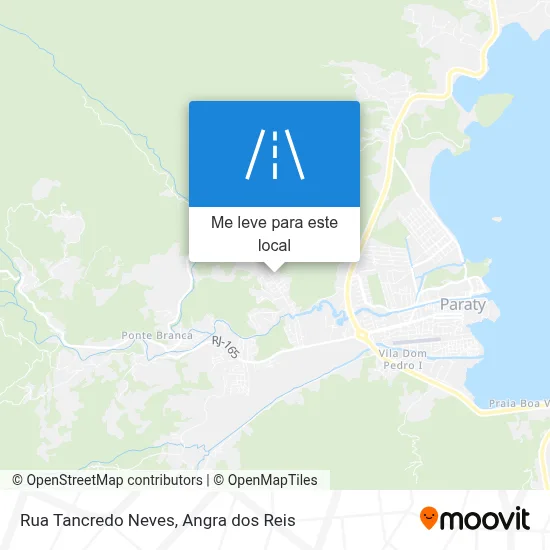 Rua Tancredo Neves mapa