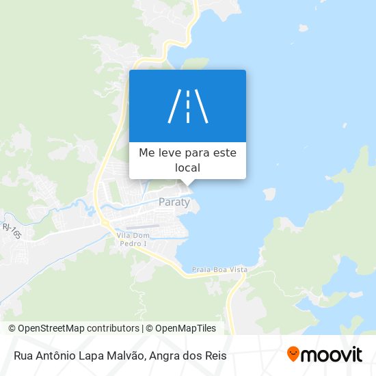 Rua Antônio Lapa Malvão mapa